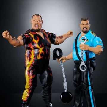 Mattel WWE Bam Bam Bigelow Big Boss Man 6-inch Action Figures