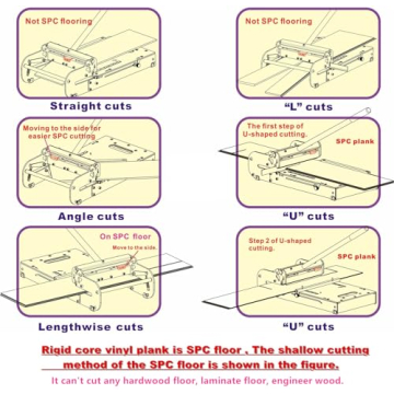 MantisTol LVP-231 Vinyl Plank Cutter Ideal for Flooring Projects