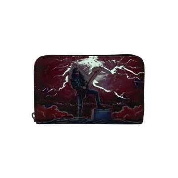 Loungefly Netflix Stranger Things Eddie Zip Around Wallet | TV Show Wallets Standard