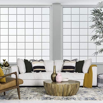 POLY & BARK Capri Fabric Sofa in Bright Ash - Luxury Comfort