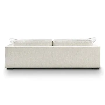 POLY & BARK Capri Fabric Sofa in Bright Ash - Luxury Comfort