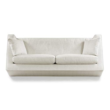 POLY & BARK Capri Fabric Sofa in Bright Ash - Luxury Comfort