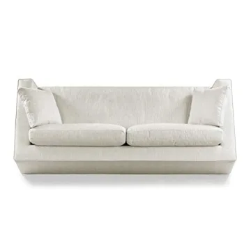 POLY & BARK Capri Fabric Sofa in Bright Ash - Luxury Comfort