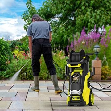 Electric Pressure Washer 4500 PSI 3.2 GPM Touch Screen Adjustable Pressure,4 Nozzles and 500ml Foam Cannon Power Washer Cleaning for Patio
