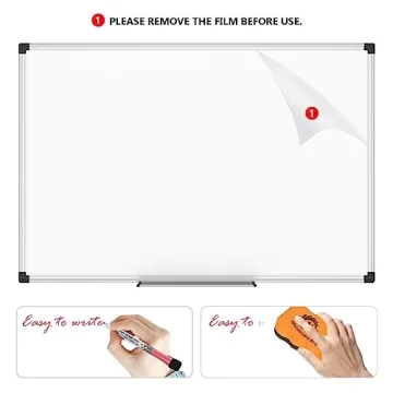 XBoard Magnetic Dry Erase Board Double Sided 36x24 Inches
