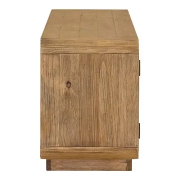 Monterey Media Cabinet Rustic Blonde for Modern Homes