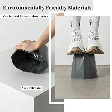 InmeRun 5 Inch Plant Pots Set with Drainage and Saucers