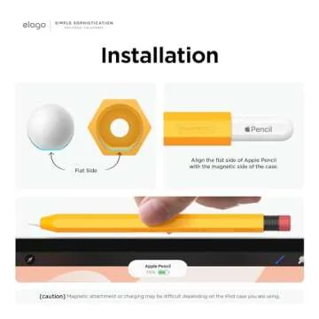 elago Apple Pencil Pro Case - Ergonomic Silicone Grip