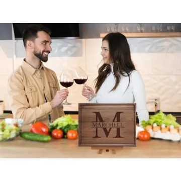 Personalized Engraved Cutting Board - Ideal Wedding Gift