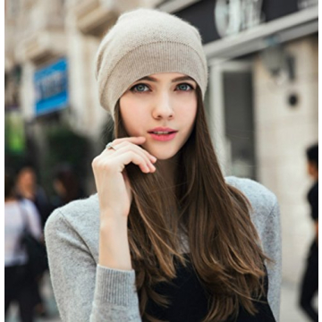 Luxurious WaySoft 100% Cashmere Beanie in Gift Box