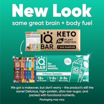 IQBAR Vegan Protein Bars - Low Carb & Healthy