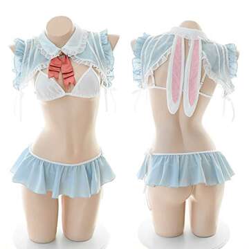 SINROYEE Sexy Erotic Cosplay Costumes for Women - Maid Costume (6910)