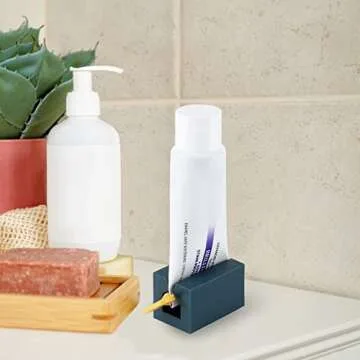 Rowphya Toothpaste Dispenser Set for Kids & Adults Save Waste