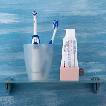 Rowphya Toothpaste Dispenser Set for Kids & Adults Save Waste