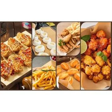 BRIKINTE 12-inch Air Fryer Parchment Paper Squares for Ninja Air Fryer SP101 SP201 SP301 SP351 Oven, 100 Pcs Air Fryer Oven Liners for Bottom of Oven for Ninja Foodi Toaster