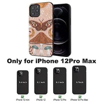 Elightvap Vintage iPhone 12 Pro Max Case for Women