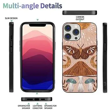 Elightvap Vintage iPhone 12 Pro Max Case for Women