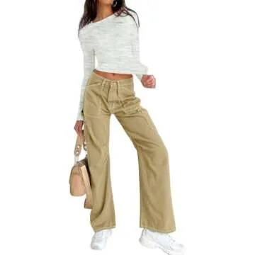 Dwnval Women Sexy Spring Casual Basic T Shirt Tops Slim Fit Crewneck Cute Long Sleeve Crop Top Blouses(Light Heather Grey, S)