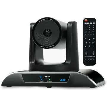 4K PTZ Camera with AI Auto-Tracking and USB 3.0