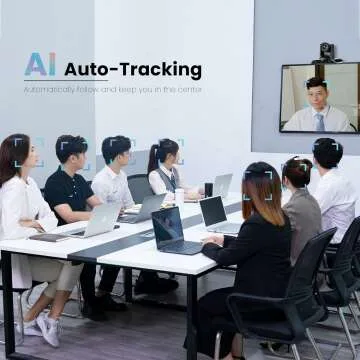 4K PTZ Camera with AI Auto-Tracking and USB 3.0