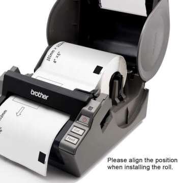 Anylabel Compatible 4" x 6" Shipping Labels Replacement for DK-1241 Compatible with Brother QL Label Printers (12 Rolls + 1 Frame, 200 Labels/Roll)