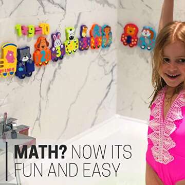 Fun Educational Foam Bath Numbers for Kids - Non-Toxic & Engaging