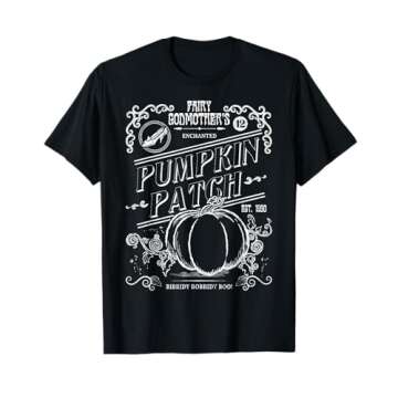 Disney Cinderella Halloween Pumpkin Patch T-Shirt