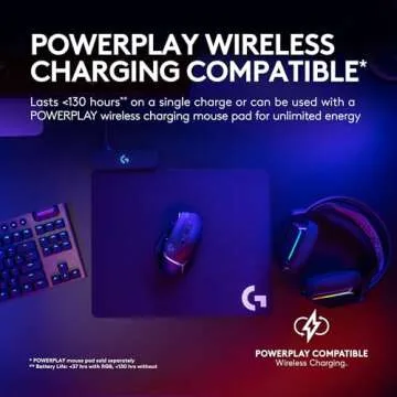 Logitech G502 X Plus Lightspeed Wireless Optical Mouse - LIGHTFORCE hybrid switches, LIGHTSYNC RGB, HERO 25K gaming sensor, compatible with PC - macOS/Windows - Black