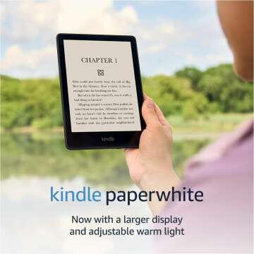 Kindle Paperwhite with 6.8" Display & Warm Light