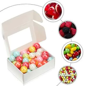 Zonon 30 Pcs Kraft Paper Gift Boxes Ideal for Treats