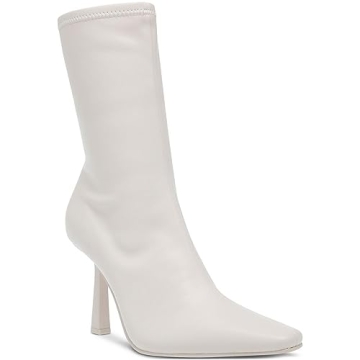 Steve Madden Women's VAKAY Fashion Boot - Pointed Toe, Unique Heel Design