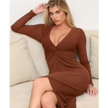 Popilush 8 In 1 Bodycon Maxi Dress for Women