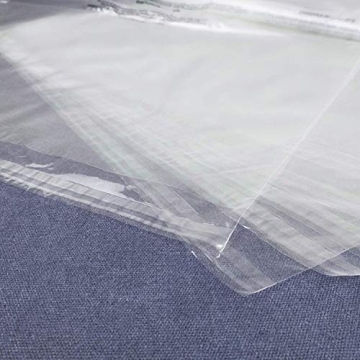 Becko US Clear Self-Seal Poly Bags for Packing Clothes