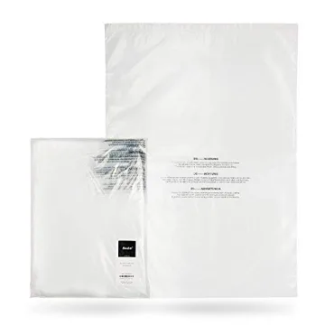 Becko US Clear Self-Seal Poly Bags for Packing Clothes