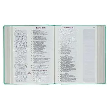 ESV Holy Bible, My Creative Bible For Girls, Faux Leather Hardcover w/Ribbon Marker, Illustrated Coloring, Journaling and Devotional Bible, English Standard Version, Teal (ESV Creative Editions Girls)