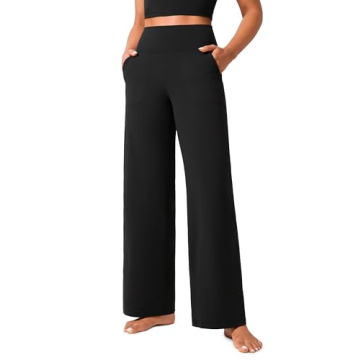 CRZ YOGA Women's Butterlift High Waisted Wide Leg Pants - Comfy & Stylish Casual Wear