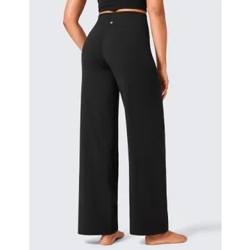 High Waisted Wide Leg Comfort Pants for Women
