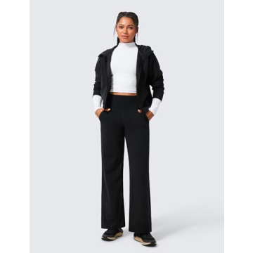 High Waisted Wide Leg Comfort Pants for Women