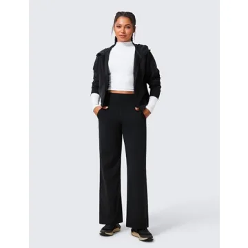 High Waisted Wide Leg Comfort Pants for Women