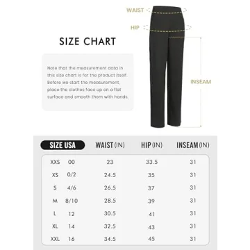High Waisted Wide Leg Comfort Pants for Women