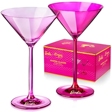 Barbie Martini Glass Set by Dragon Glassware - 8oz