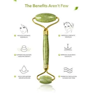 HANABEE Jade Roller Authentic Facial Massage Tool