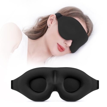 YIVIEW 3D Sleep Mask - Ultimate Light Blocking Comfort for Side Sleepers
