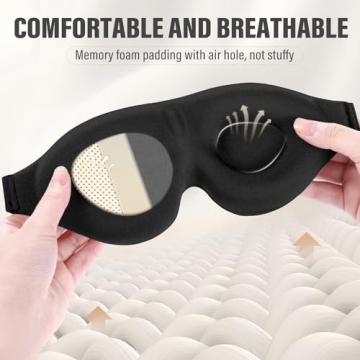 YIVIEW Sleep Mask: Complete Light Blocking for Comfort