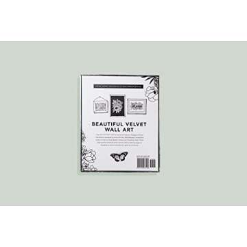 Velvet Coloring Posters: Modern Floral Frameable Wall Art