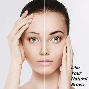 Liquid Eyebrow Pen - Waterproof Micro-Fork Tips for Natural Brows