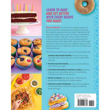 Kids Cookbook to Bake Fun Treats & Learn Skills