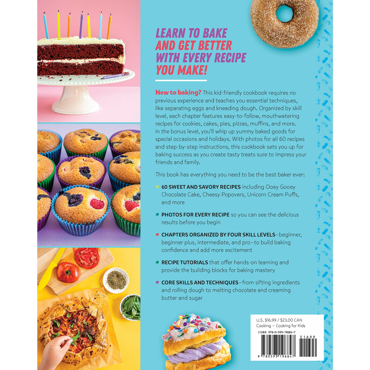 Kids Cookbook to Bake Fun Treats & Learn Skills