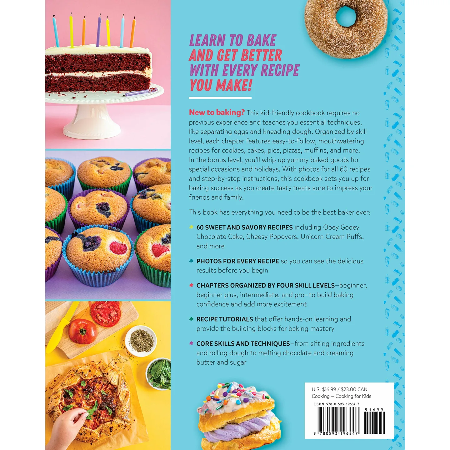 Kids Cookbook to Bake Fun Treats & Learn Skills