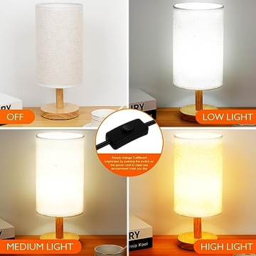 AFROG Table Lamp - 3 Way Dimmable LED Desk Lamp